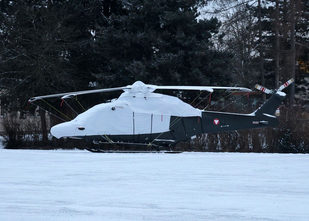 Agusta AW169B Winter Cover Set, test fit covers