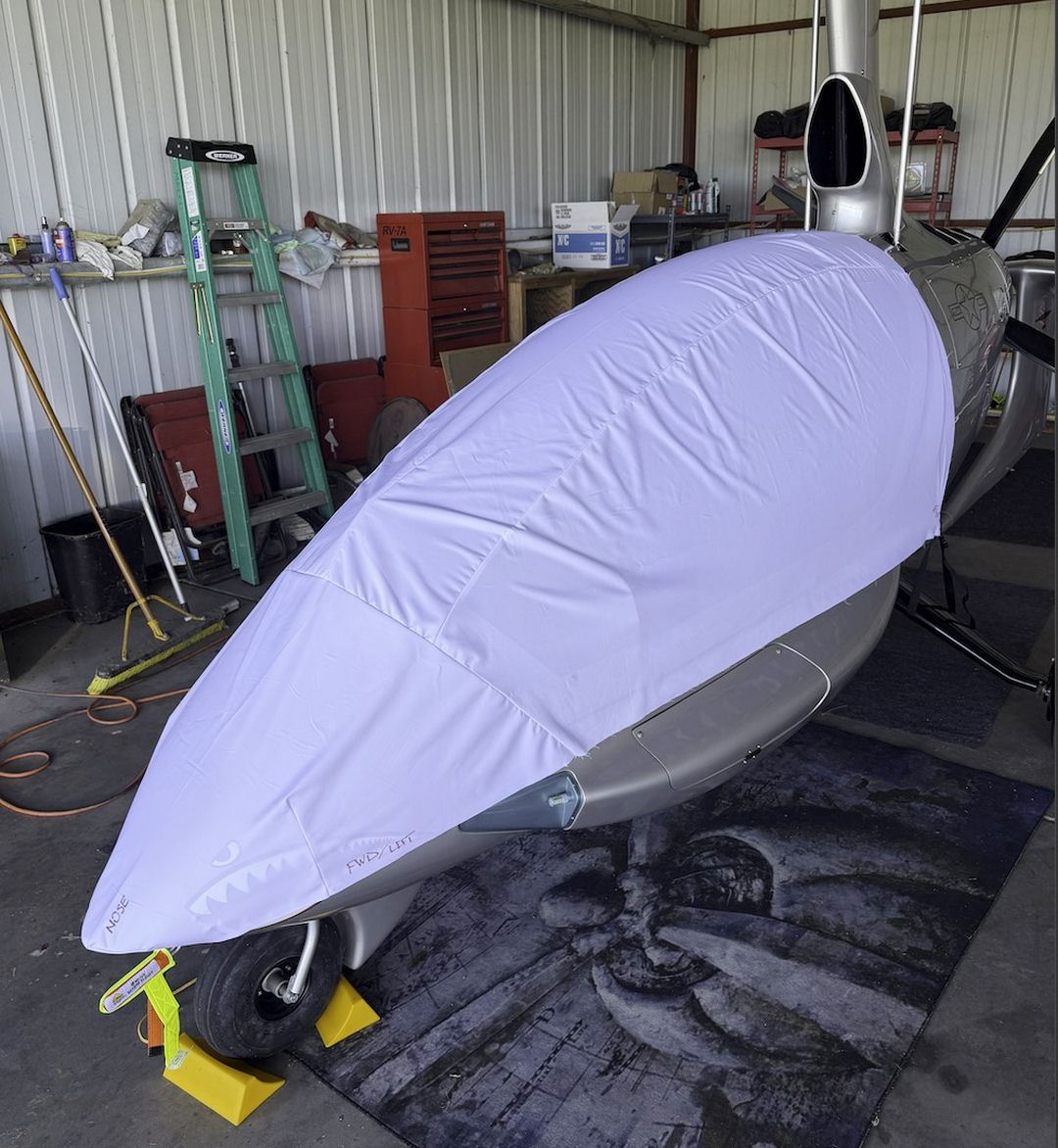 ELA Eclipse Evo Canopy/Nose Cover, test fit cover